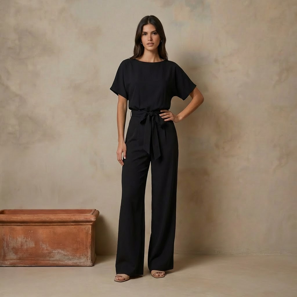 Simple and chic jumpsuit